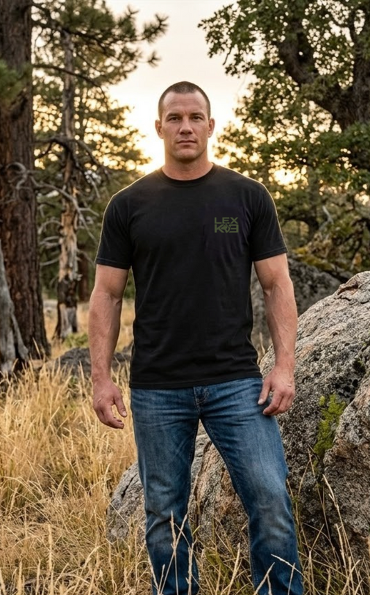 Lex K9 Black Short Sleeve Tee