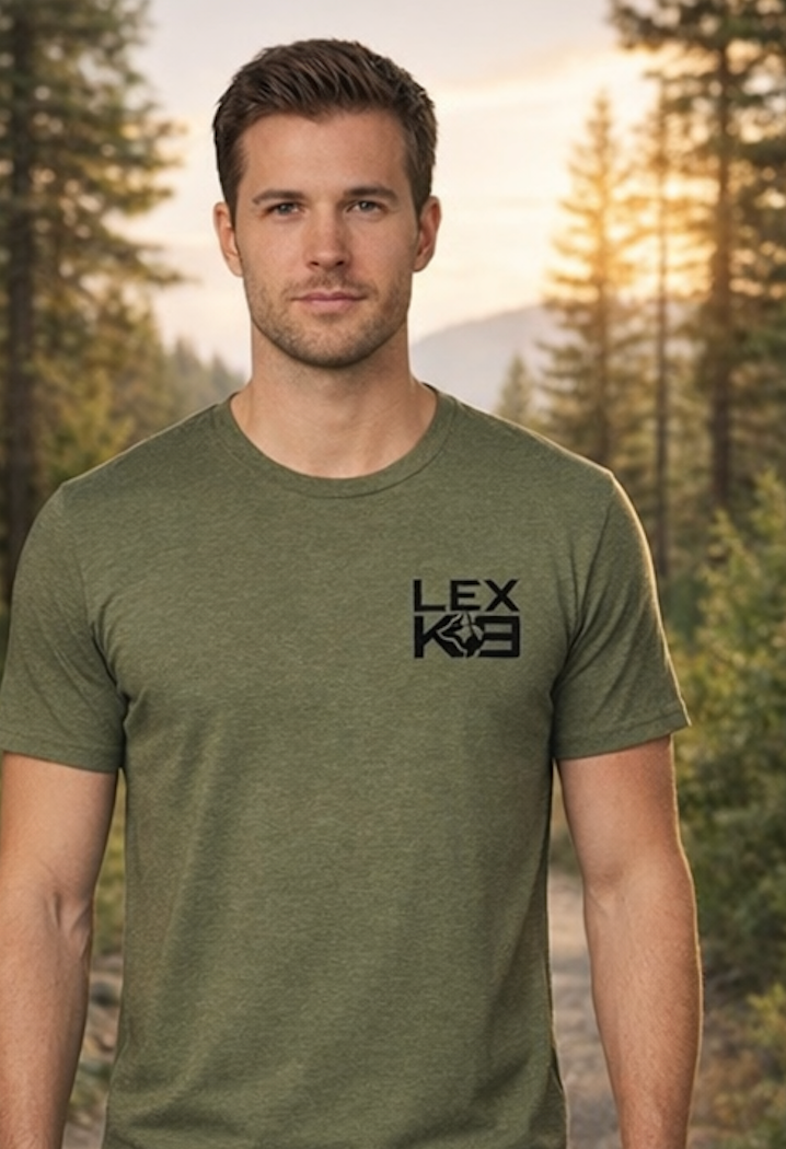 Lex K9 Green Short Sleeve Tee